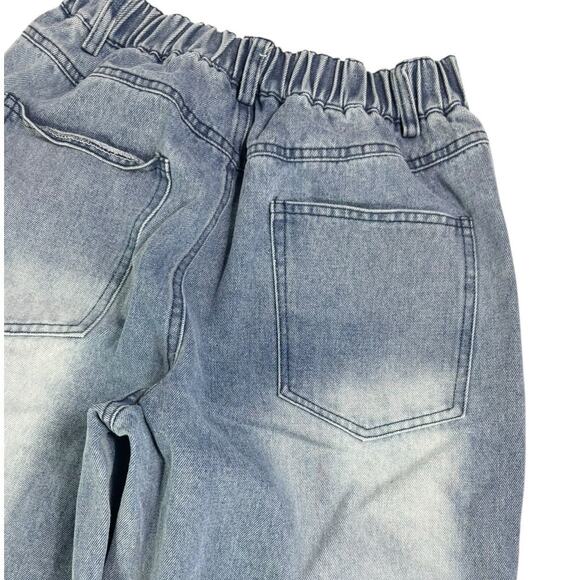 Aelfric Eden y2k Baggy Wide Leg Jeans Size Medium x 32 Skater Streetwear Grunge - Picture 9 of 10